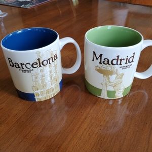 Starbucks mugs